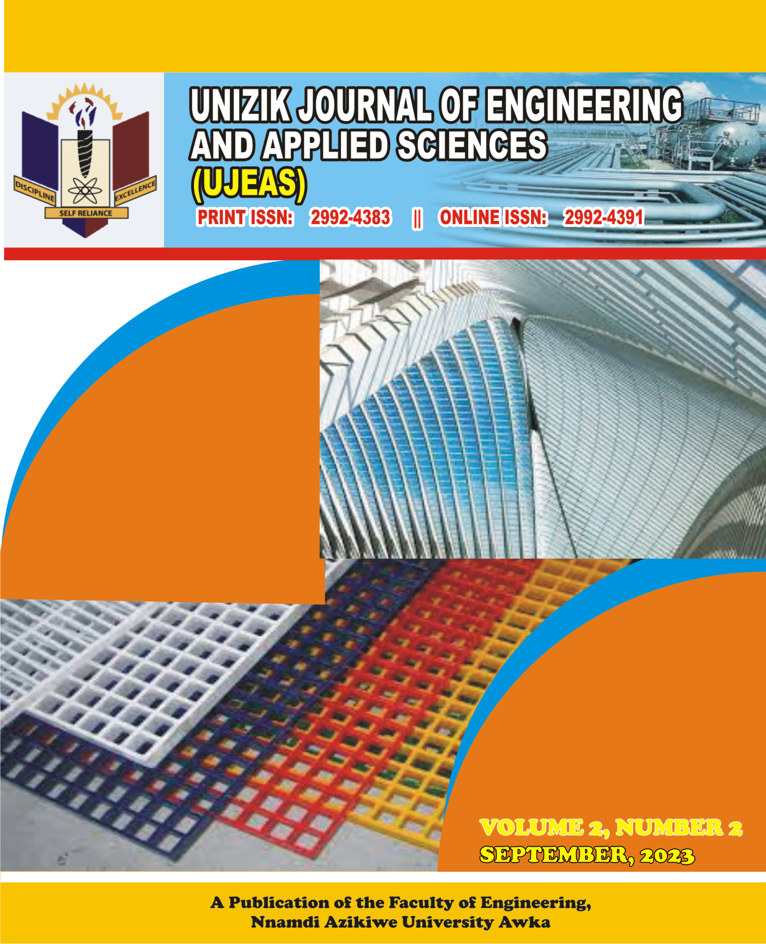 					View Vol. 2 No. 2 (2023): UNIZIK Journal of Engineering and Applied Sciences
				