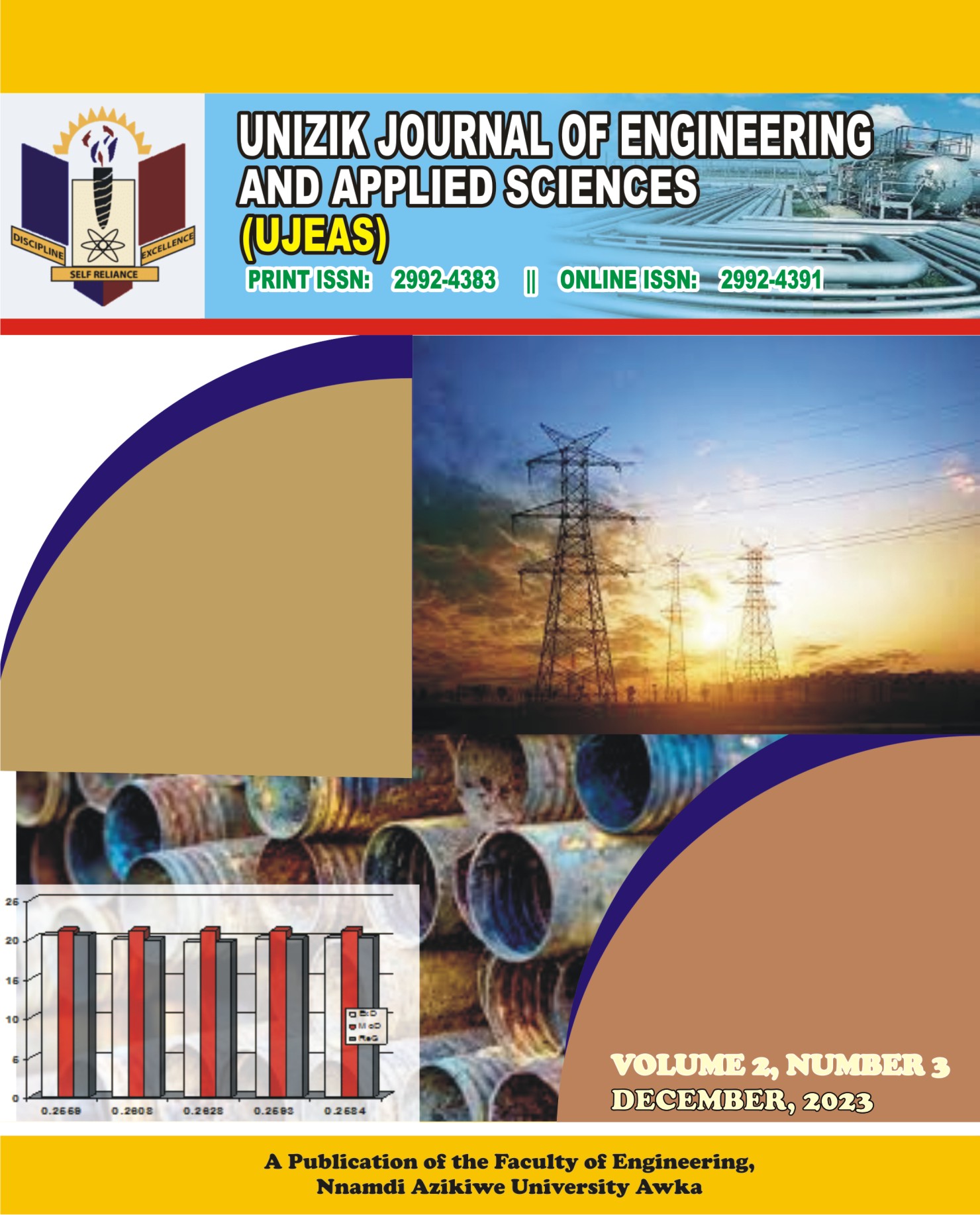 					View Vol. 2 No. 3 (2023): UNIZIK Journal of Engineering and Applied Sciences
				