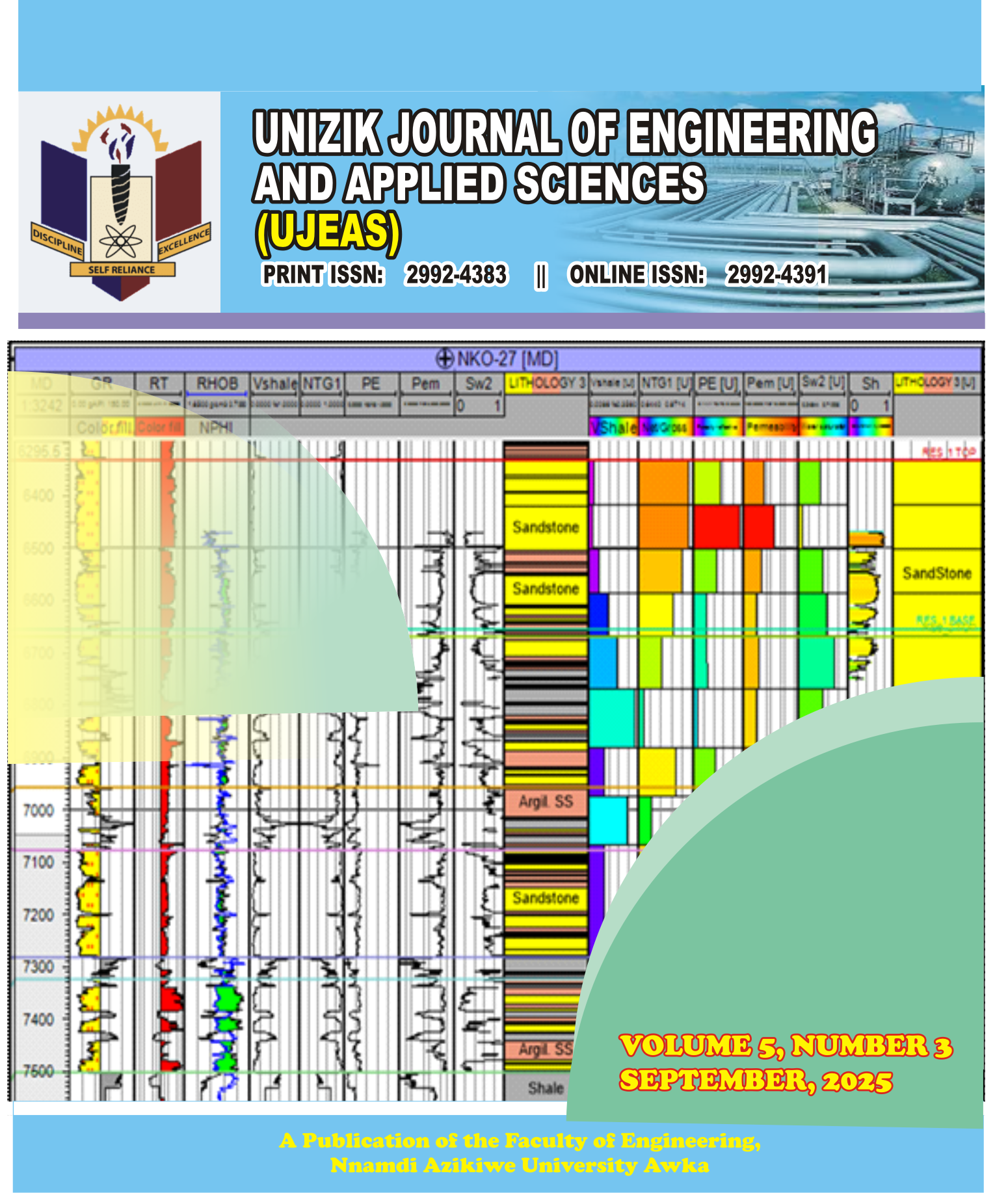 					View Vol. 5 No. 3 (2025): UNIZIK Journal of Engineering and Applied Sciences
				