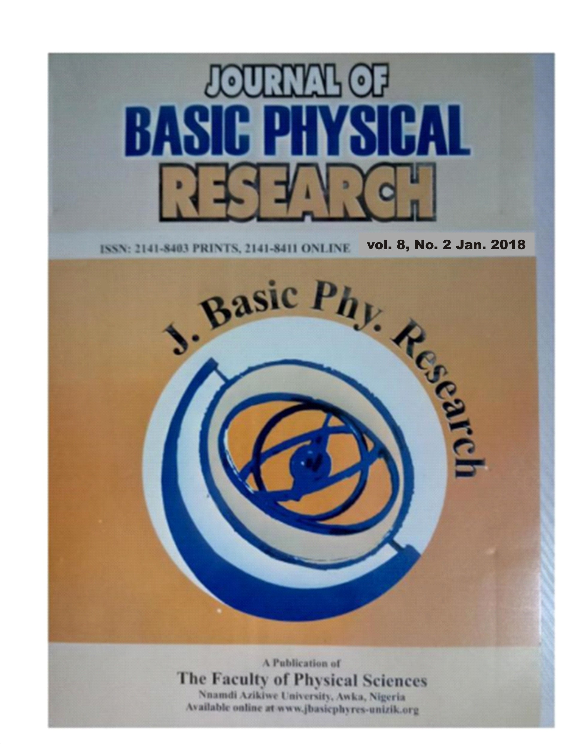JOURNAL OF BASIC PHYSICAL RESEARCH